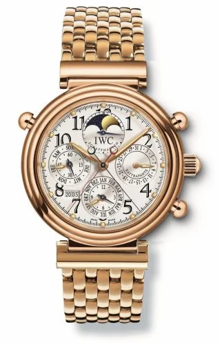 IWC Da Vinci Perpetual Rattrapante Rose Gold / Silver / French / Bracelet IW9272-04 (IW927204)